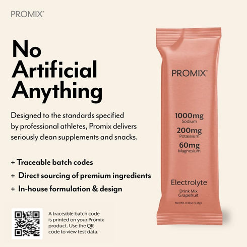 ProMix Nutrition Electrolytes Powder Hydration Packets | 30 Count | Sugar Free, Himalayan Pink Salt, Magnesium,