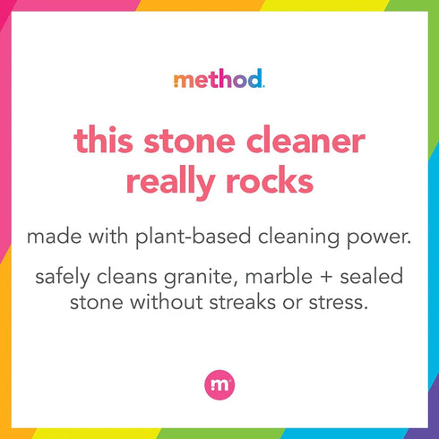 Method Daily Granite Cleaner Spray, Apple Orchard, 28 oz Plant-Based Cleaning Agent for Granite and Marble Surfaces