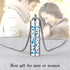 Essential Oil Necklace for Women, 316L Stainless Steel Aromatherapy Pendant Diffuser Jewelry Gift for Men Women