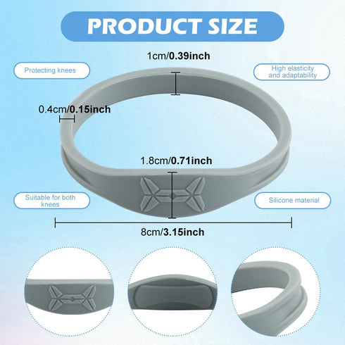 Knee Strap Tendon Support Strap, Knee Band for Pain Relief, Patellar Tendon Relief, 2 Packs for Sports, Jumpers, Running