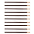 Yishenyishi Pack of 10 Curved Jumbo Bobby Pins - Hair Clips (Brown-10pcs)