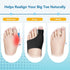 ZRCZRC 2-Pack Bunion Corrector for Women Big Toe, Big Toe Straightener, Instant Pain Relief, Wide Non-slip Strap