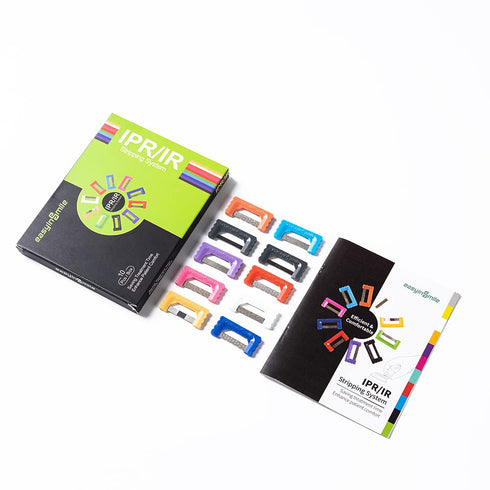 Orthodontic Interproximal Reduction Strips IPR Plus Strip Kit, 10PCS, Dental IPR/IR Striping System, Tooth Enamel Repair