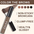 Kaely Waterproof Eyebrow Gel, Longwear Tinted Mascara, Vegan Cosmetics, 04 Dark Brown Eyebrow Color Makeup Kit