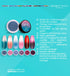 Legacy Nails Professional COLLECTION Acrylic Powder Kit, 6 Colors Nail Art Set for Manicure DIY Dip & Extensions