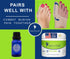 Soothing Bunion Balm Cream for Dry Cracked Feet, Hallux Valgus Care & Moisturizer for Massaging (Step 2 of 2-Step)