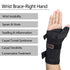 kefit Wrist Brace with Thumb Spica Splint, Support for Arthritis, Sprains, Carpal Tunnel Pain, Right, M