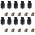 TIHOOD 10PCS Replacement Foundation Pump, Black Plastic Cosmetic Liquid Foundation Makeup Pump Replacement Tool