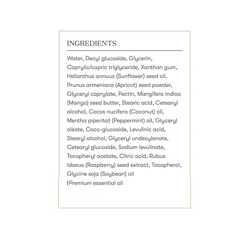 Young Living Satin Facial Scrub Mint, 2 oz, Gentle Exfoliation & Skincare, Dead Skin Removal & Renewal, Bright