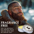 Striking Viking Beard Balm for Men – 2 Oz Light Hold, Unscented Leave-in Conditioner with Shea Butter, Tea Tree, Argan