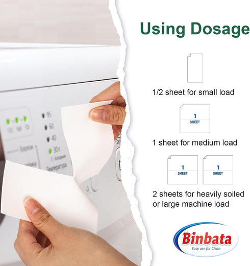 Laundry Detergent Sheets, Up To 128 Loads, Hypoallergenic Eco-Friendly Forest Scent, Biodegradable