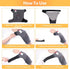 Heated USB Shoulder Wrap Pad for Rotator Cuff Pain Relief, 3 Heating Settings, Portable for Travel