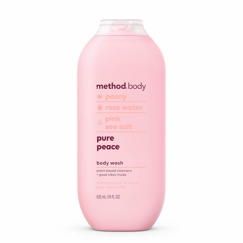 Method Body Wash, Pure Peace, 18 oz, Paraben and Phthalate Free (Pack of 1)