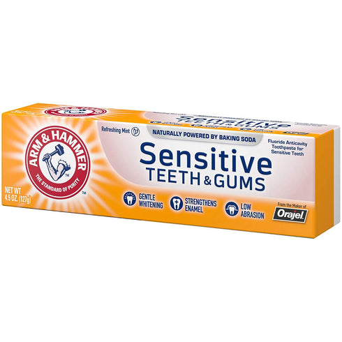 HAMMER 4.5 oz (Pack 3) ARM & Sensitive Teeth & Gums Toothpaste
