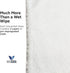Medcosa Adult Washcloths - Unique Disposable Body Wipes Shaped Like a Glove, Pack of 10