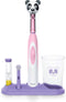 Beurer TB10 Kids Electric Toothbrush Kit - Fun Polly The Panda Cap, 2 Extra-Soft Brush Heads, BPA-Free