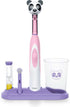 Beurer TB10 Kids Electric Toothbrush Kit - Fun Polly The Panda Cap, 2 Extra-Soft Brush Heads, BPA-Free