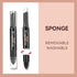 Highlighter Stick, Double Ended Makeup Pencil with Sponge Brush, Waterproof Silver Glitter, 1 Count