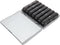 SHINYPASING Portable Pill Organizer Medicine Box 21 Compartments Weekly Medicine Storage Black Case