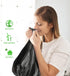 Teivio 2 Gallon Strong Trash Bags, 100 Counts, Bathroom Liners, Small Plastic Bags, Black