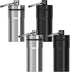 4 Pack Ear Plug Carrying Case, Portable Waterproof Metal Holder with Keychain for Ear Buds (Black & Silver)