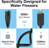 Charger Cord Replacement for Waterpik Water Flosser WP360, WP462, WP450, WF13, WP100, USB Charging Cable (Black)