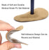 Dr. Foot's Arch Support Shoe Insoles for Flat Feet, Gel Inserts for Plantar Fasciitis, 6 Colors - 6 Pairs