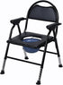 toxaaiwr Folding Bedside Commode Portable Shower Commode Chair Padded Seat Bedside Toilet for