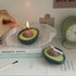 T-shin Candle,90G Avocado Shaped Scented Aroma Soy Wax Decorative Candle for Table Photo Prop Birthday Gift,Prefect