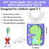 KRX 6 360 2-7 Kids Ultrasonic Electric Toothbrush, U Shaped Rechargeable Automatic Toothbrushes with Replacement Brush