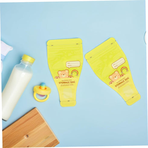 SEWCHICS 120pcs Disposable Formula Storage Bags with Leakproof Funnel Design and Marker Pen for Travel and Outdoor