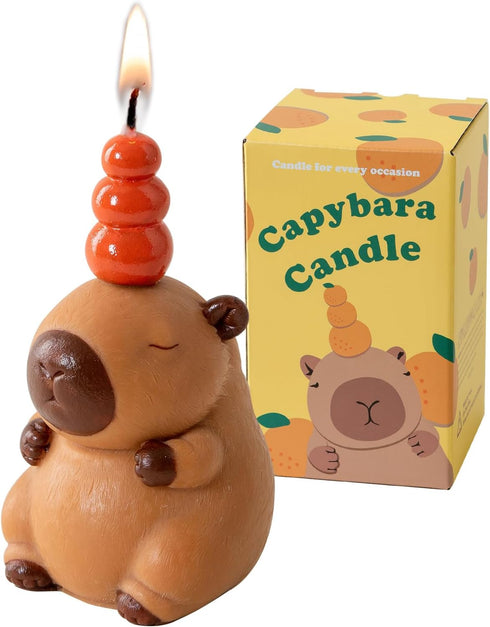 L&M gifts Cute Capybara Aromatherapy Scented Vegetable Candle