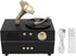 Retro Aromatherapy Humidifier, Unique USB Bluetooth Gramophone Style Vintage Oil Diffuser Cool Mist Machine for Home