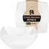 R-kay 6 Pack Square Plastic Serving Bowls, 32 Oz White Plastic Bowls for Salad, Heavy Duty Disposable
