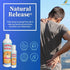 Natural Release Muscle & Joint Gel for Humans - Relief for Sore Backs, Knees, Hips, Muscle Stress, Night Cramps, Aches, Strains - Fast Acting, Menthol Free (16oz & 4oz Bundle)