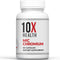 10X Health MIC Chromium Supplement - 60 Capsules with Choline, Inositol & L Methionine