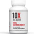 10X Health MIC Chromium Supplement - 60 Capsules with Choline, Inositol & L Methionine