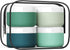 Travel Containers for Toiletries, 2oz Silicone Cream Jars BPA Free, TSA Approved Leak-proof Travel Essentials (4 Pack)