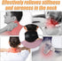 Portable Heating Pad for Neck with Massager, 3 Adjustable Temperatures & 4 Massage Modes for Pain Relief