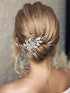 Latious Silver Bride Wedding Hair Comb, Crystal Bridal Side Comb, Rhinestone Hair Accessories