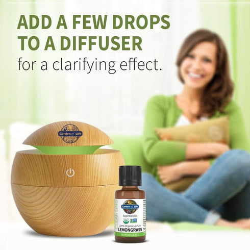 Garden of Life Essential Oil, Rosemary 15 ml - 100% USDA Organic & Pure, Undiluted for Diffuser, Aromatherapy