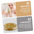 Set BESPORTBLE Newborn Hair Care Brush Wooden Comb and Massager for Toddler Scalp Gentle Brushing Tool for Babies