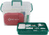 Lesbin Clear First Aid Box Organizer with Compartments, Plastic Family Medical Supplies Storage Box