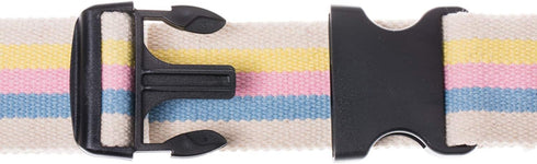 COW&COW 72 Inch Gait Belt, Transfer and Walking Assistance with Quick Release Buckle (Pastel Stripe)