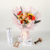 20 Sheet Flower Wrapping Paper, Waterproof Floral Bouquet Packaging Paper for Wedding, Birthday Gift DIY
