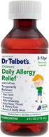 Dr. Talbot's Daily Allergy Relief Liquid Medicine, Naturally Inspired for Children, 4 Fl Oz