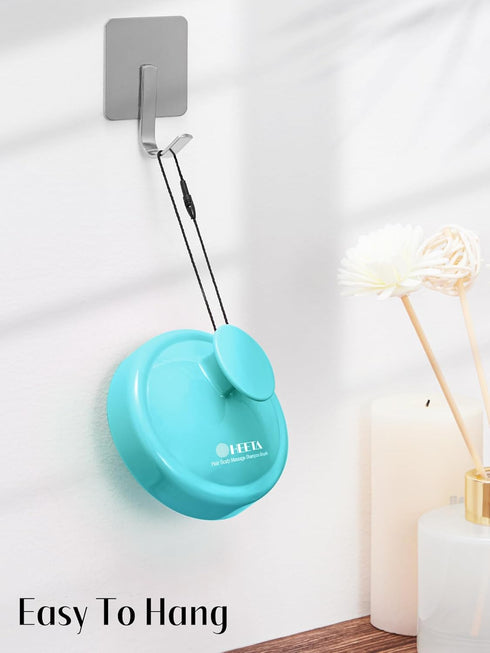HEETA Hair Scalp Massager for Hair Growth, Shampoo Brush, Soft Silicone Bristles for Dandruff Removal, Green