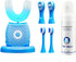 Ralexidog Automatic U-Shaped Electric Toothbrush Kit for Adults, 360 Ultrasonic Hands-Free Toothbrush with
