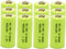 1.2V 2/3 AAA 400mAh NiMH Rechargeable Batteries with Button Top for DIY LED Solar Light, 12 Packs