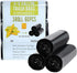 Jaoul Trash Bags 4 Gallon - Small Garbage Bags, Strong & Unscented for Kitchen, Bathroom, Office, Black, 60 Counts